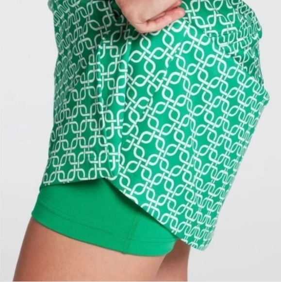 Size 16 Skort Golf Sport Skirt Links Green and white color LADY HAGEN NWT - Picture 2 of 16